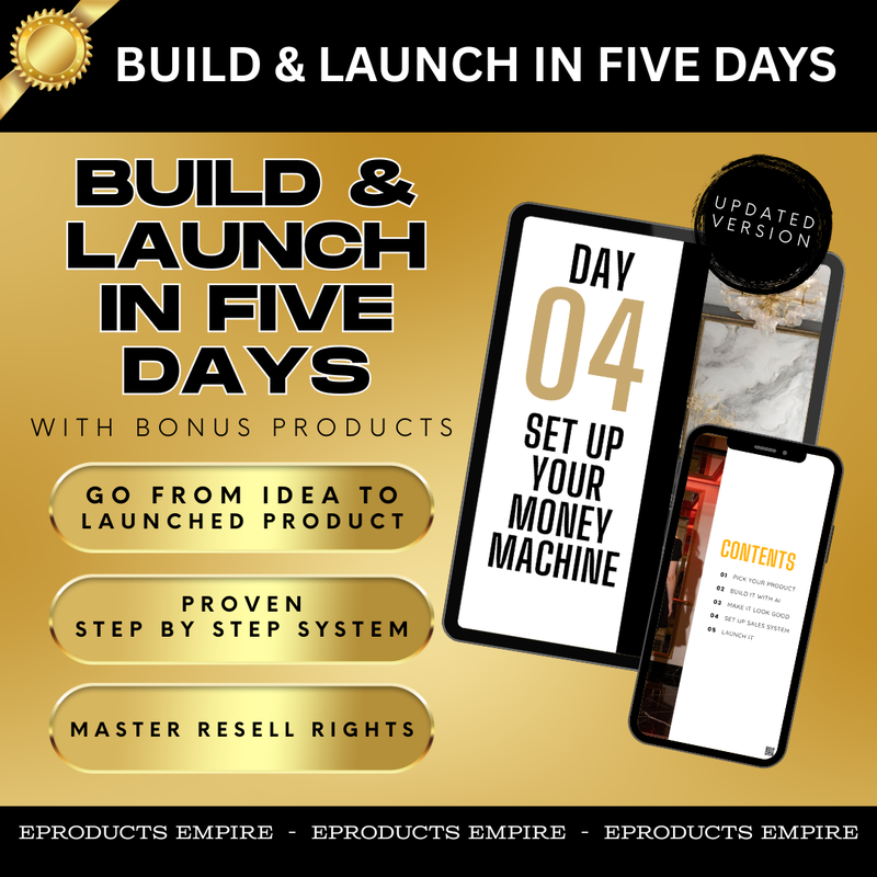 Build and Launch — EProducts Empire